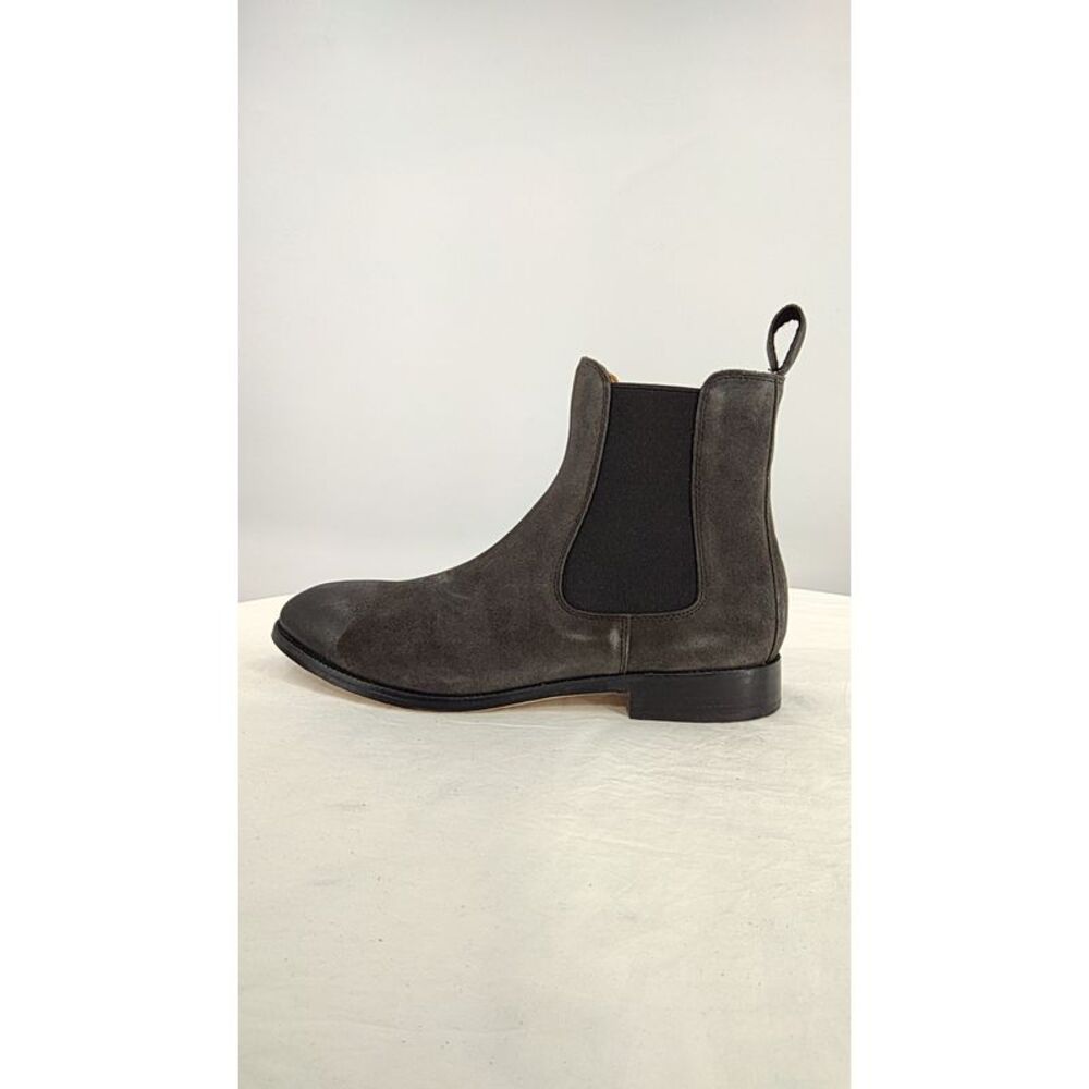 Quince Women Essential Leather Dress Chelsea Boot Charcoal Shoes 10.5